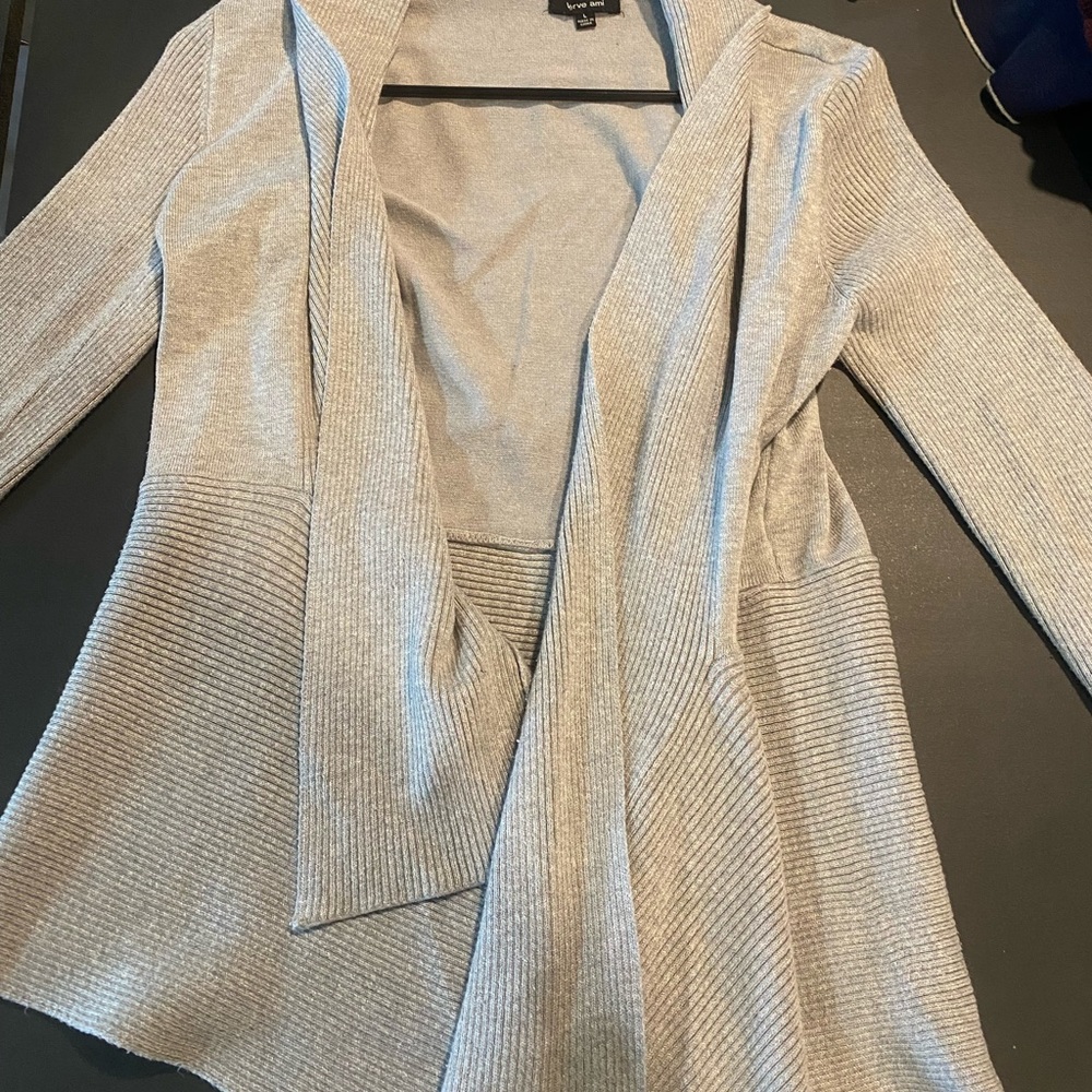 Grey cardigan